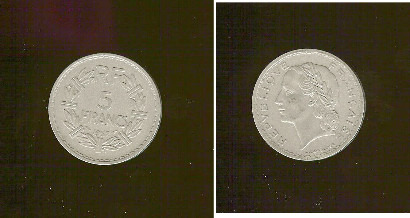 5 francs Lavrillier 1952 aEF